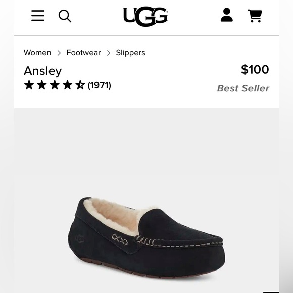 Ugg W Ansley. Black. USA size 7 women. - Picture 3 of 10